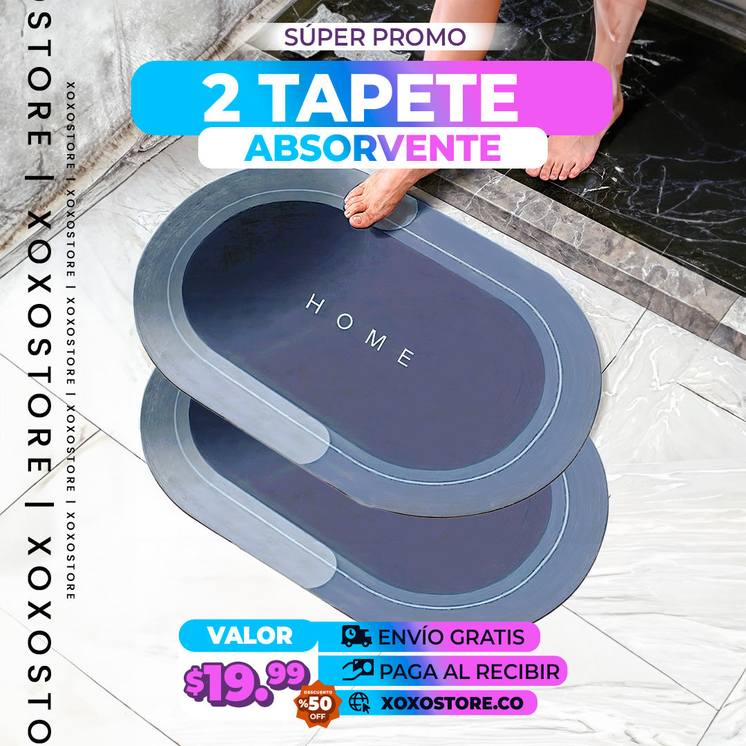 2x1 tapete absorbente