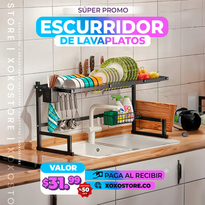 ESCURRIDOR Y ORGANIZADOR DE PLATOS