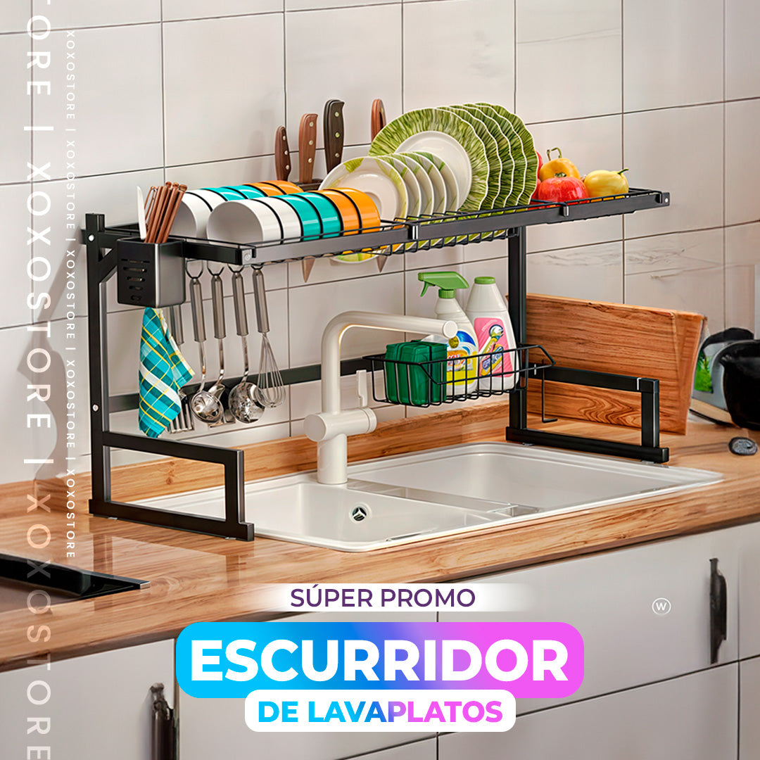 ESCURRIDOR Y ORGANIZADOR DE PLATOS