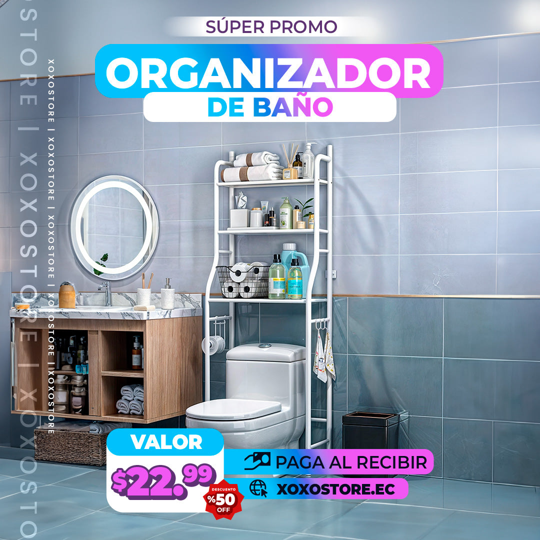 Organizador de baño